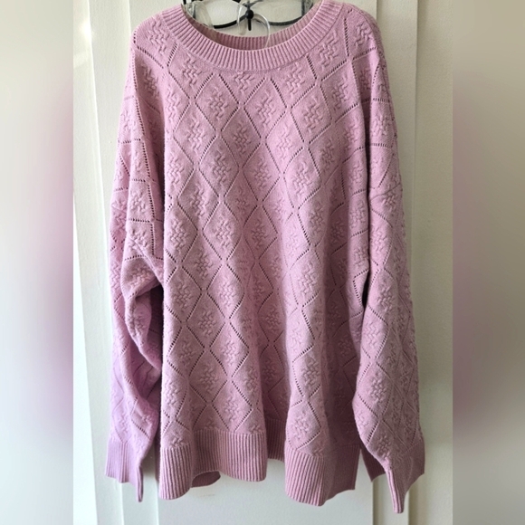 Cyrus Sweaters - Cyrus Lavender Knit Women's Sweater